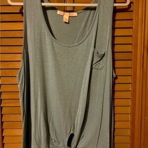 Blue-Gray Tank Top